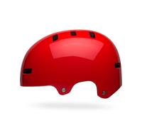 Bell - Local Solid CE Casques - Adulte Unisexe - équipement de Protection, Casque vélo, Casque BMX, Casque de Protection BMX, Rouge, S