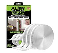 Bell+Howell Alien Ruban isolant en silicone transparent pour porte et fenêtre - 15,7 m