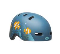 Bell Lil Ripper Enfants BMX Casque Vélo Cacahuète bleu avec poisson
