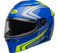 Bell Lithium Jetstream Casque, bleu/jaune, Taille XL (61/62)
