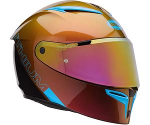 Bell Lithium MIPS Plus Delta Casque, noir-bleu-orange, taille 2XL pour homme