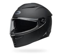Bell Lithium Solid ECE Casque Moto Coque Dynamique Visière Solaire Intégrée Doublure EPS Multi-Densité Optique Classe 1 Trois Tailles Coque Écran Pinlock Couleur : Black, Taille : 2X