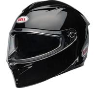 Bell Lithium Solid ECE Casque Moto Coque Dynamique, Visière Solaire Intégrée, Doublure EPS Multi-Densité, Optique Classe 1, Écran Pinlock, Couleur : Black, Taille : XL