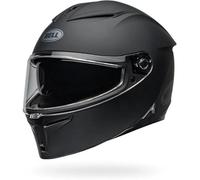 Bell Lithium Solid ECE - Casque Moto homologué ECE 22.06 - Casque avec visière Solaire - Coque en Polycarbonate - Doublure Amovible - Ajustement réglable - Matte Black, Taille: XL