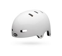 Bell - Local Solid CE Casques - Adulte Unisexe - équipement de Protection, Casque vélo, Casque BMX, Casque de Protection BMX, Blanc, L