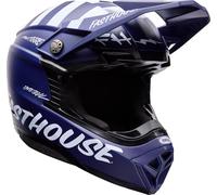 Bell Helmets Casque de motocross Moto-10 Mips Fasthouse Taille M Bleu foncé/blanc