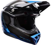 Bell Moto-10 Spherical Strike, casque de motocross S Noir/Bleu Noir/Bleu