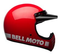 Bell Moto-3 Classic, casque à croix M Rouge/Blanc Rouge/Blanc