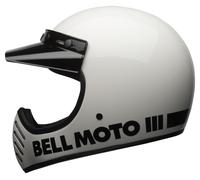 BELL Moto-3 Classic White Blanc L unisex