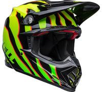 Bell Moto-9S Flex Claw Casque de motocross, noir/vert, Taille XL