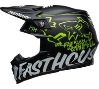 BELL Casque moto Moto-9S Flex 22.06 Fasthouse Core Matte Black / Yellow 2024 M