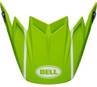 Bell Moto-9S Flex Off-Road Sprint, sommet du casque Vert/Blanc Vert/Blanc