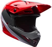 Bell MX-10 MIPS Aviator Casque de motocross, noir-rouge, taille 2XL pour homme