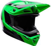 Bell MX-10 MIPS Dyno Casque de motocross, Vert/Gris, Taille XXL (63/64)