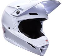 Bell MX-10 Mips Solid, casque de motocross XS White White