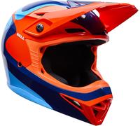 Bell MX-10 Mips Wave, casque de motocross L Orange/Bleu/Bleu Clair Orange/Bleu/Bleu Clair
