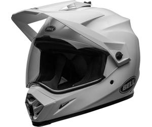 Bell MX-9 ADV MIPS Solid ECE - Casque Motocross - MIPS - Ajustement réglable - Bonne Ventilation - Coque EPS - Enduro - CE certifié - White, Taille: XL