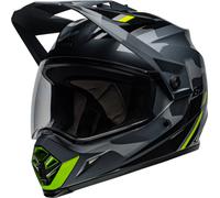 Bell MX-9 Adventure MIPS Alpine Camo, casque enduro M Noir/Gris/Jaune Néon Noir/Gris/Jaune Néon