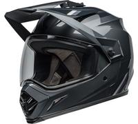 Bell MX-9 Adventure MIPS Alpine Casque de motocross, noir-gris, taille M pour homme