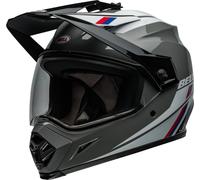 Bell MX-9 Adventure MIPS Alpine, casque enduro S Gris Foncé/Noir Gris Foncé/Noir