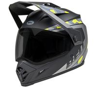 Bell MX-9 Adventure MIPS Casque d’enduro, gris/jaune, Taille L (58/59)