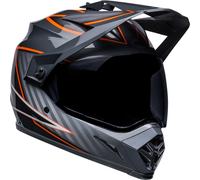 Bell MX-9 Adventure MIPS Dalton Casque de motocross, noir-orange, taille S pour homme