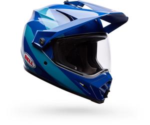 Bell MX-9 Adventure MIPS Motion Casque d’enduro, bleu, Taille M (57/58)