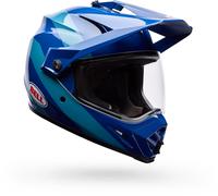 Bell MX-9 Adventure MIPS Motion Casque d’enduro, bleu, Taille S (55/56)