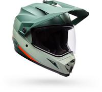 Bell MX-9 Adventure MIPS Trail Casque d’enduro, Vert/Orange, Taille XXL (63/64)