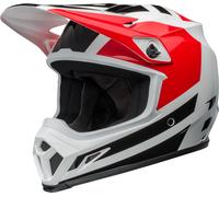 Bell MX-9 MIPS Alter Ego Casque de motocross, noir-blanc-rouge, taille XL pour homme