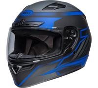 Bell Qualifier DLX Mips Raiser Casque, Noir mat/bleu, Taille XL (61/62)