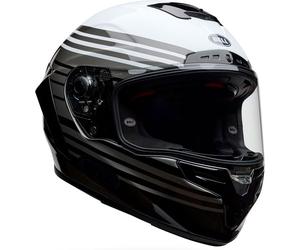 Bell Race Star DLX Flex Dash, casque intégral M Blanc/Gris/Noir Blanc/Gris/Noir