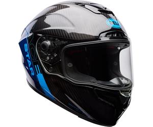 Bell Race Star DLX Flex Strike Casque, bleu, Taille L (59/60)