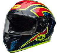 Bell Race Star DLX Flex Xenon Casque, noir-rouge-jaune, taille XL pour homme