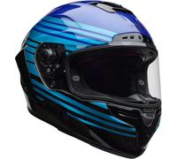 Bell Race Star DLX RSD Dash Carbon Casque, bleu foncé/bleu clair/noir, Taille L