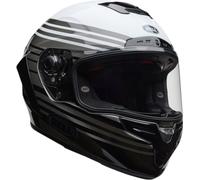 Bell Race Star DLX RSD Dash Carbon Casque, Noir/Blanc/Gris, Taille L