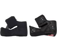 Bell Race Star/Pro Star, coussinets de joues triple densité 45 mm Noir Noir