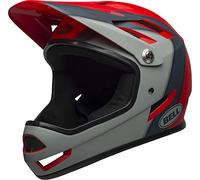 Casque Intégral BMX Sanction Gris/Rouge BELL Vélo