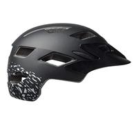 Bell Sidetrack Jeunes Casque de vélo - Matt Noir/Fragments d'argent, Unisize 50-57cm