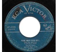 BELL SISTERS - poor whip-poor-will / wheel of fortune 45 rpm single