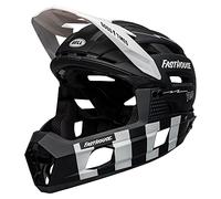 Casque integral bell super air r mips fasthouse noir blanc