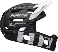 BELL Super Air Casque pour Hommes, Fasthouse Matte Black/White, M