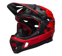 BELL Super DH MIPS Casque de vélo VTT Mixte-Adulte, Rouge/Noir Mat, M | 55-59cm