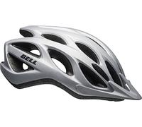 Bell TRACKER - casque vélo - In-Mold polycarbonate - 25 ouvertures de ventilation - visière amovible - système ERGO-FIT - ajustement réglable - Matte Silver, taille: M/L
