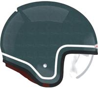 Bell TX501 Classic Casque jet, blanc-vert-bleu, taille L pour homme