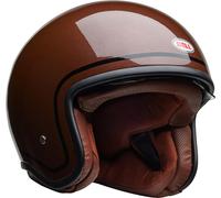 Bell TX501 Classic Gloss Casque à réaction, Brun foncé, Taille XXL (63/64)