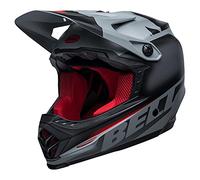 Bell Unisex Adult Full-9 Fusion MIPS VTT Casque intégral - Matte Noir/Gris/Crimson, XL 59-61cm