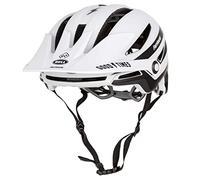 Bell Unisex Adult Sixer MIPS Casque VTT - Fasthouse Stripes mat Blanc/Noir, L 58-62cm