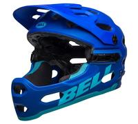 Bell Unisexe Adulte Super 3R MIPS Casque VTT - Blues Matte, L 58-62cm