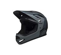 Bell Unisexe Adulte VTT Sanction Casque intégral - Présences Noir Mat, M 55-57cm